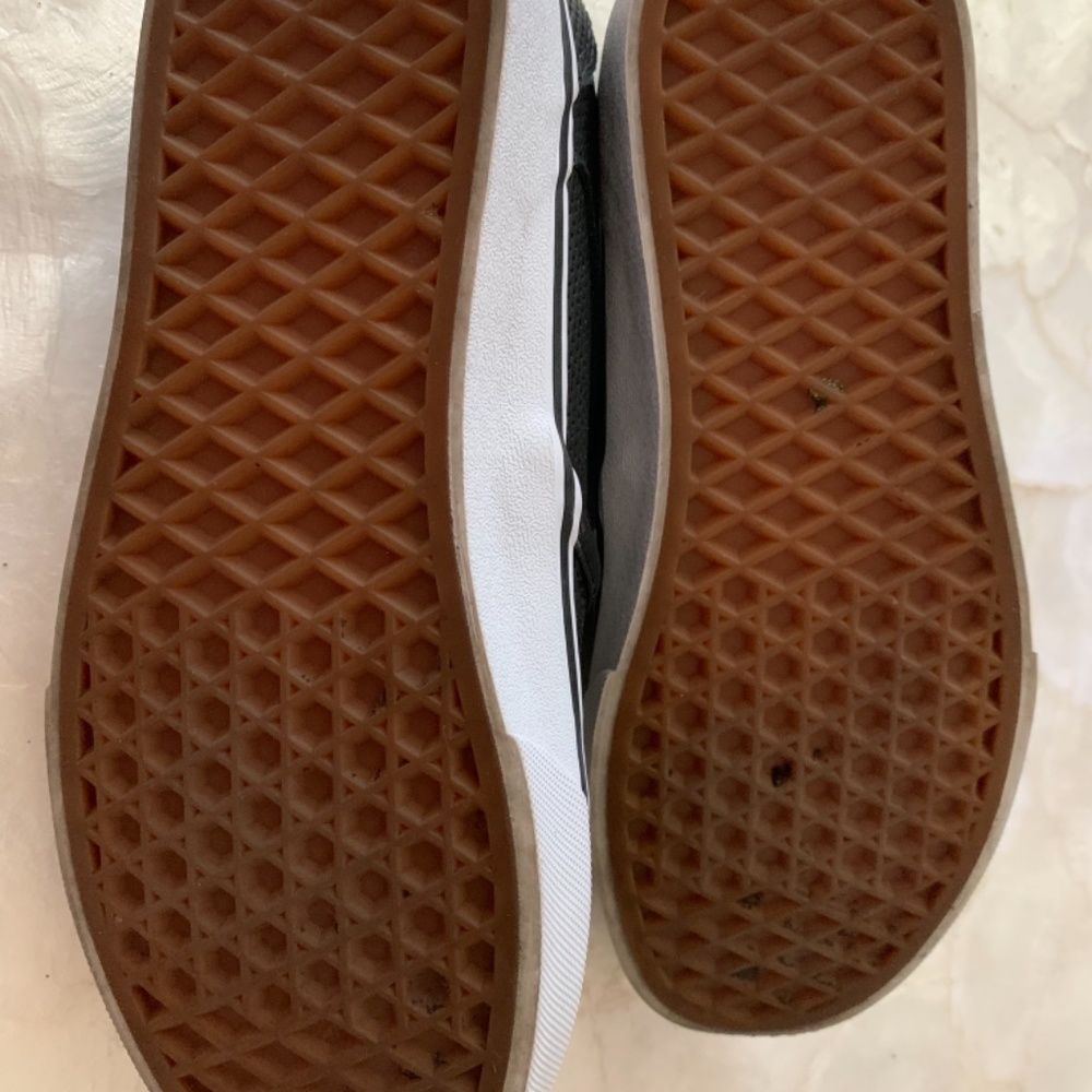Vans Women's Black Perforated Slip-On Sneakers - Picture 5 of 6